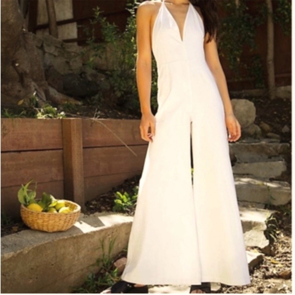Free people wide leg jumpsuit. S